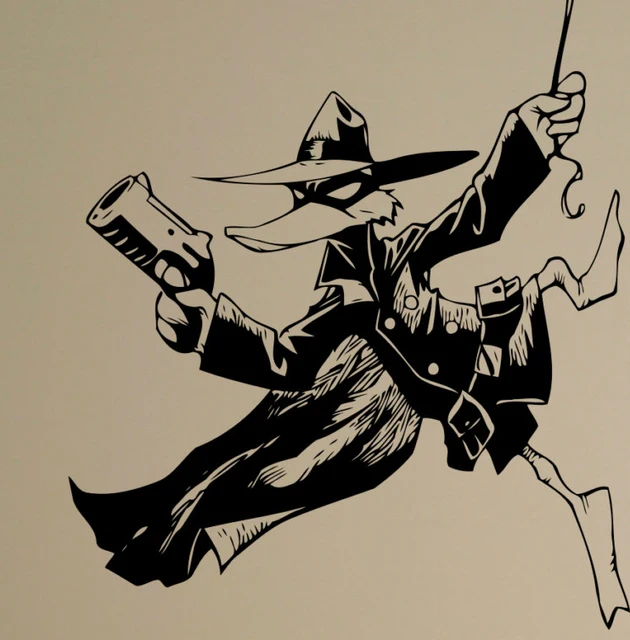 darkwing duck desenhos animados de super heróis da parede do vinil