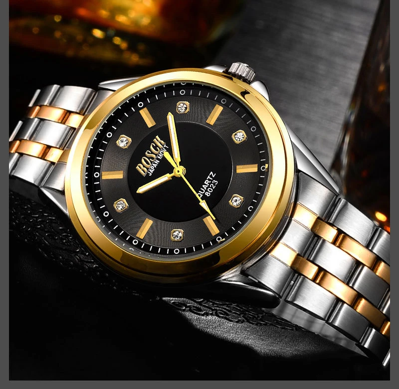 

Hot quartz watch business style charm men's choice, worth having!
