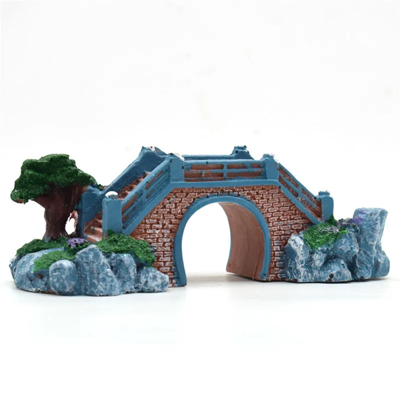 Aquarium Decoration Bridge Rock Bridge Landscape For Fish Tank Ornament