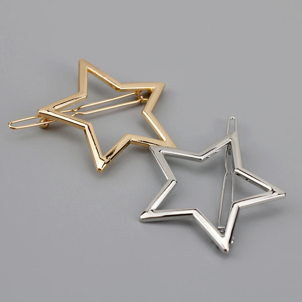 1 PC New Fashion Women Girls Hairpins Girls Star Heart Hair Clip Delicate Hair Pin Hair Decorations Jewelry Accessories 1 PC New Fashion Women Girls Hairpins Girls Star Heart Hair Clip Delicate Hair Pin Hair Decorations Jewelry Accessories