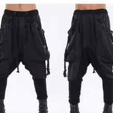 27-44 Мужская одежда GD Hair Stylist Мода dj личности шаровары брюки бриджи Сценические костюмы для певцов больших размеров