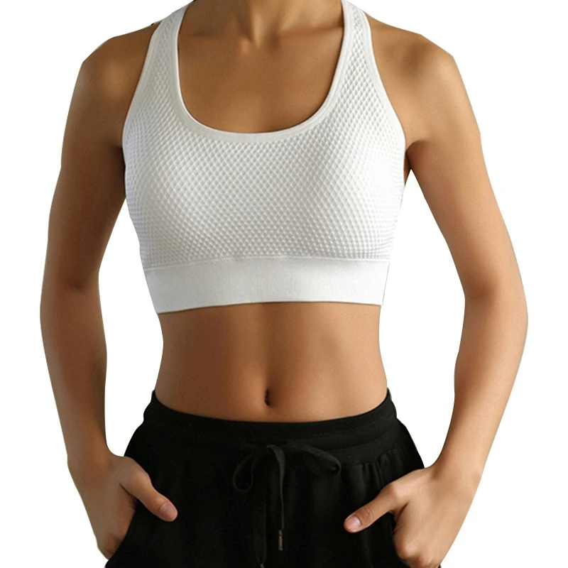 

Super sell-Push Up Sports Bra High Impact Running Padded Women Seamless Brassiere Sport Bra Top For Yoga Fitness Workout Activ