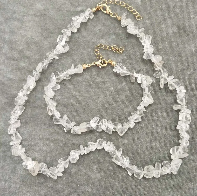 Радужные неправильные натуральные прозрачные бусины из гравия для изготовления ювелирных изделий, бусины для рукоделия, браслет, ожерелье