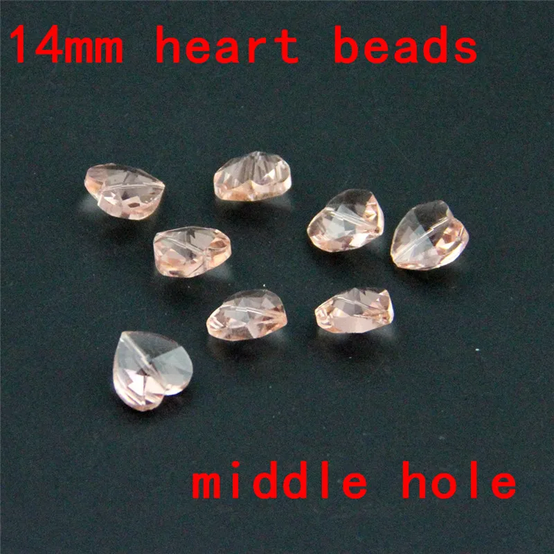 Хрустальные бусины K9 в 1 с отверстием посередине 14 мм 100 2000 шт.|hole|hole beadshole glass |