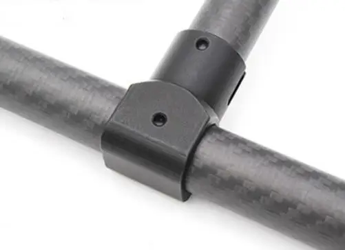 Aerops 2pcs 20 to 20 Tee-joints / Tilt Tee-joints Connector 20mm to 20mm for Agriculture drone Landing Gear RC Multicopter DIY