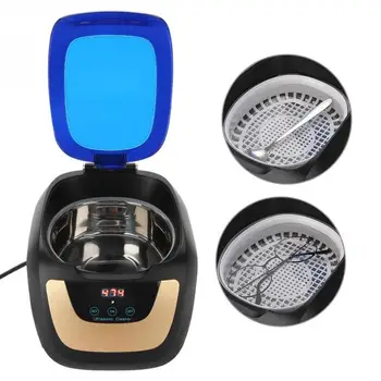 

Mini Ultrasonic Cleaner Nail Tools Sterilizer Nail Nipper Tweezers Metal Tools Disinfector Sanitizer Box Nail Manicure Machine