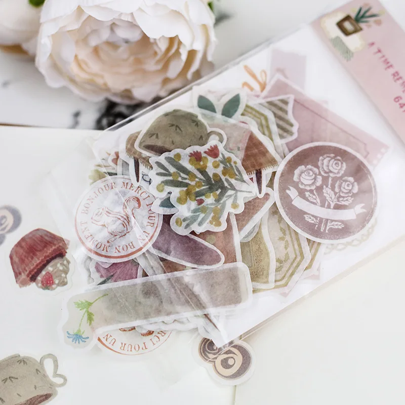 

1 set/1 pack Kawaii Years of theft type Diary Planner Decorative Mobile Stickers Scrapbooking Craft Stationery Stickers