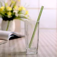 Красочные многоразовые стеклянные соломинки с чистящей щеткой или соломенной коробкой экологически чистые металлические соломинки набор для стеклянной кружки