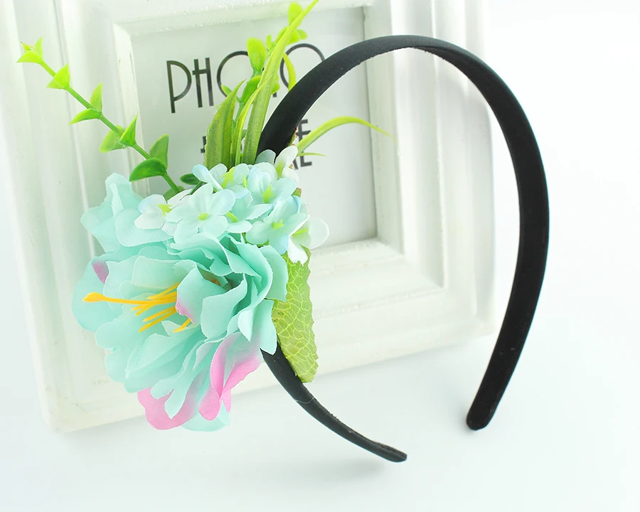 hair wedding flower garlands of Bohemian women head scarf headgear Flowers crown headband hair band headdress