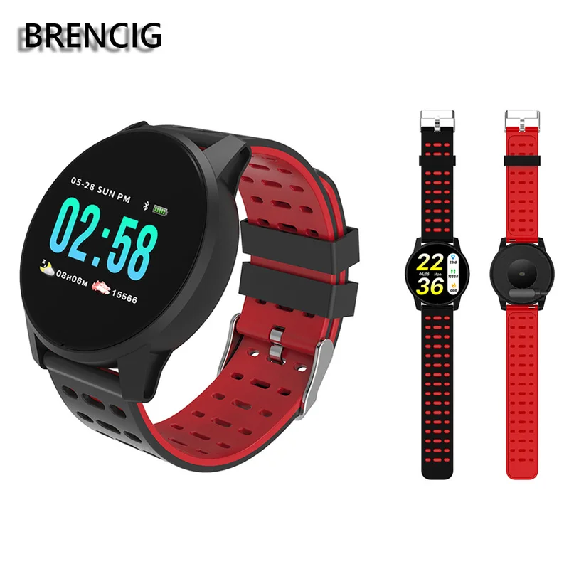 

New W1 Smartwatch Blood Pressure Heart Rate Monitor Sport Smart Watch Pedometer For iOS Android Wrist Watch Men Women's Watch