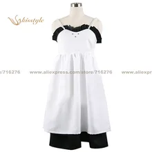 Kisstyle Moda K-on! yui hirasawa white dress cos ropa cosplay traje de uniforme, modificado para requisitos particulares aceptado