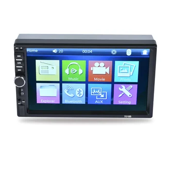 

7 Inch Vehicle MP3 MP4 Dual Fixed MP5 Player Auto Car MP5 HD Touch Screen Bluetooth Integrated Machine Car Stereo Radio Display