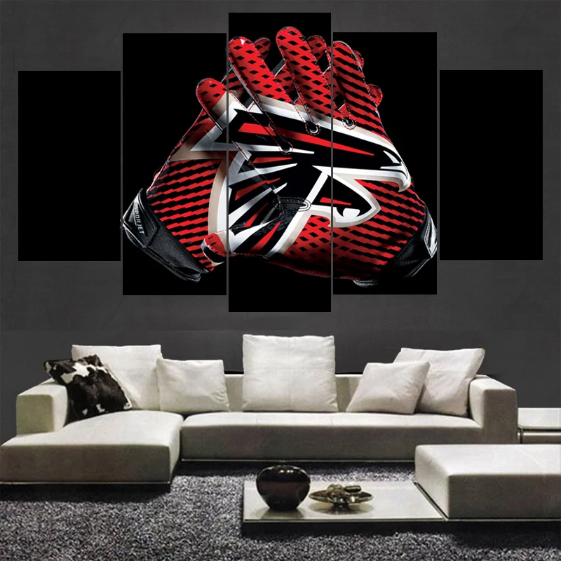 Online Get Atlanta Falcons Paintings Aliexpress Com Atlanta Falcons Sports Team Logo Painting Canvas Wall Art Picture Home Decoration Living Room Print Modern Helme