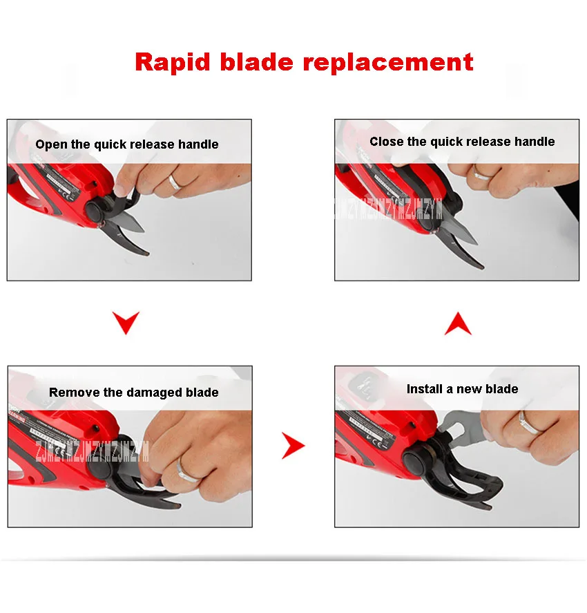 8301-Li-4-14 Электрический секатор для сада и садовые инструменты ветвей плодовых деревьев ножницы 4 V 2.5Ah+ 1 шт. Запасное лезвие