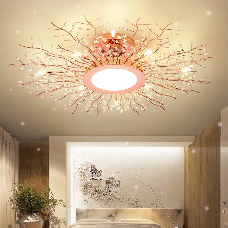 

Modern LED luminaire living room Ceiling lamps novelty fixtures room Ceiling lighting nordic illumination crystal Ceiling Lights