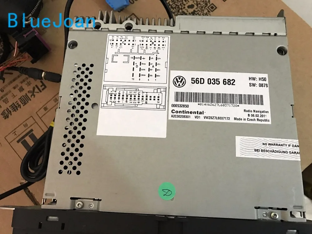 Flash Deal Original new 3CD 035 682 Car Navigation RNS510 radio LED display modules for V W Golf Passat Skoda RNS510 RNS 510 DVD Player 2
