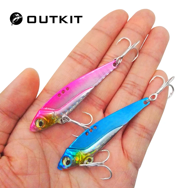 OUTKIT 2018 جديد المعادن الليزر VIB الصيد إغراء 11.5g/15g الصيد معالجة Crankbait الاهتزاز ملعقة سبينر غرق الطعم معالجة OUTKIT 2018 جديد المعادن الليزر VIB الصيد إغراء 11.5g/15g الصيد معالجة Crankbait الاهتزاز ملعقة سبينر غرق الطعم معالجة