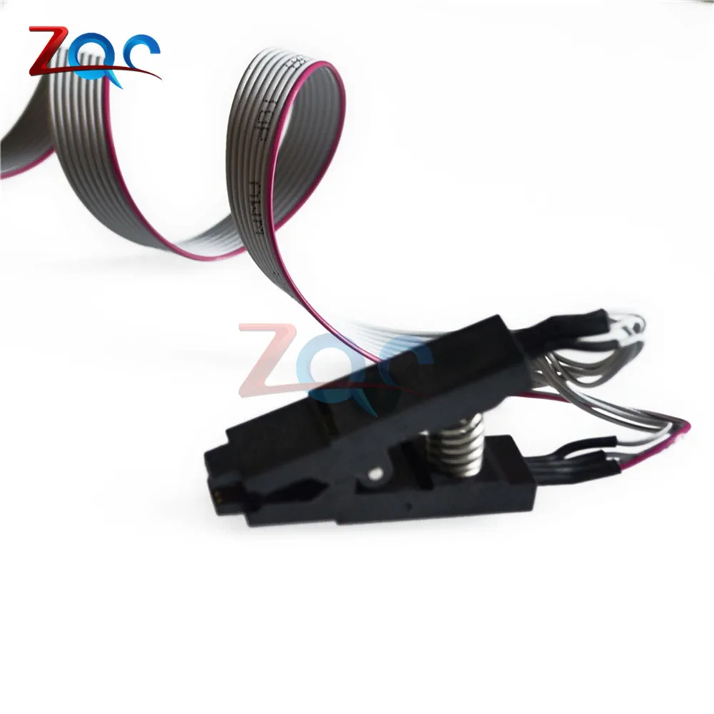 SOIC8 SOP8 тестовые вспышки клипсы IC Socket Adpter BIOS/24/25/93 для EEPROM 93CXX / 25CXX 24CXX Встроенный