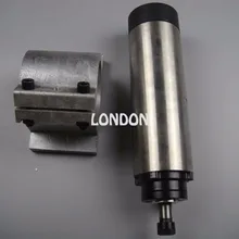 CNC Комплект шпинделя ER11 диаметр 65 мм 220 В 0.8kw шпиндель воздушного охлаждения двигателя 4 подшипник+ поддержка шпинделя
