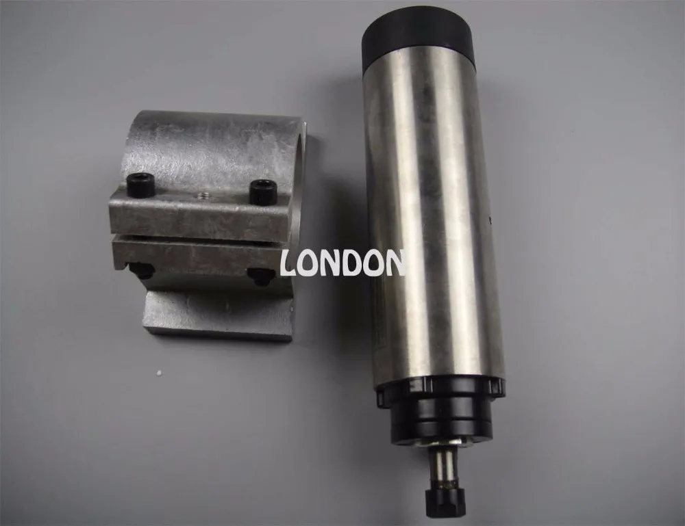 

CNC spindle kit ER11 diameter 65mm 220V 0.8KW air cooling spindle motor 4 bearing + spindle support