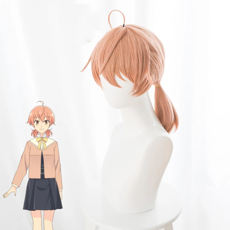 Цветет в вас Yagate Kimi ni Naru Koito Yuu парик длинный прямой розовый оранжевый для