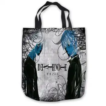 

Custom Canvas death-note-l-full-hd (1) Tote Hand Bags Shopping Bag Casual Beach HandBags Foldable 180911-01-8