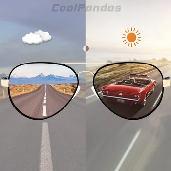 

Aviation Photochromic Sunglasses Men Women Polarized Glasses Driving Shades Blue Pink lens Sun Glasses Male oculos gafas lentes