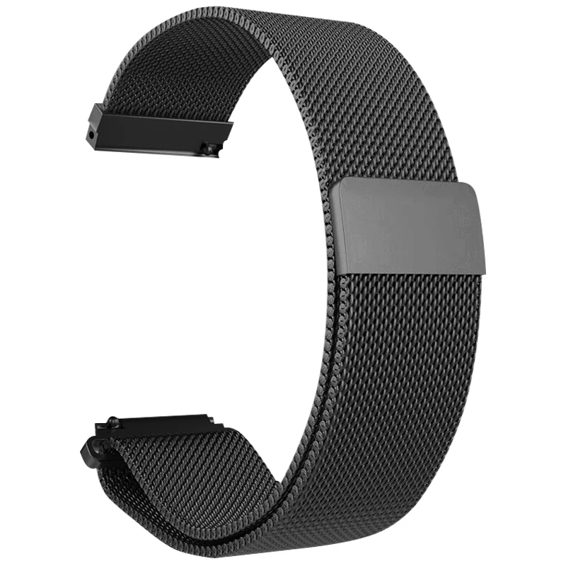 EXRIZU 20mm Magnetic Stainless Steel Bracelet Watch Strap
