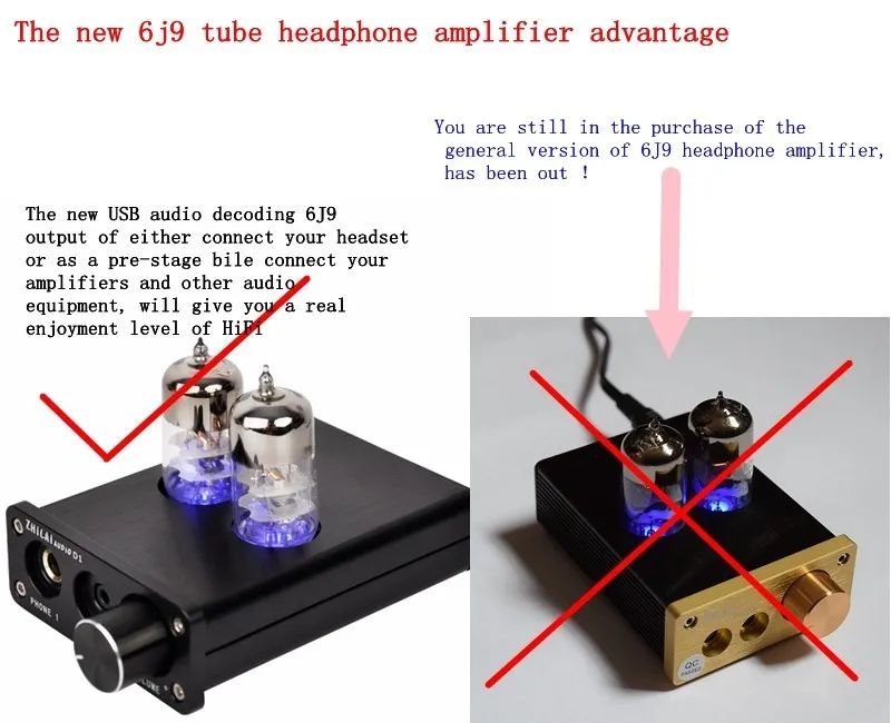 HiFi уровень 6J9 ламповый усилитель для наушников DAC PCM2704 телефон OTG USB аудио декодирование ламповый предусилитель