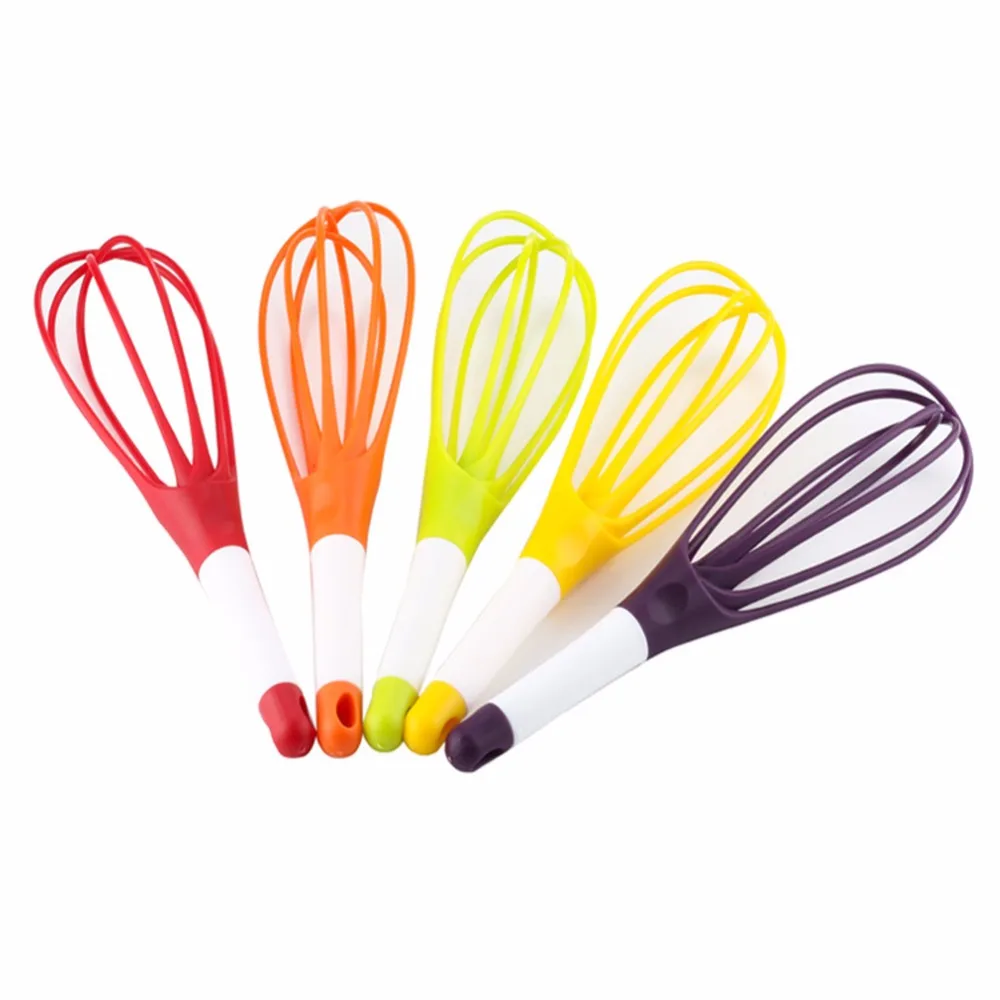 

1Pc Egg Beaters Egg Stiring Rotating Handheld Whisker PP Material Low Price Good Quality Color Egg Tool Kitchen Tools & Gadgets