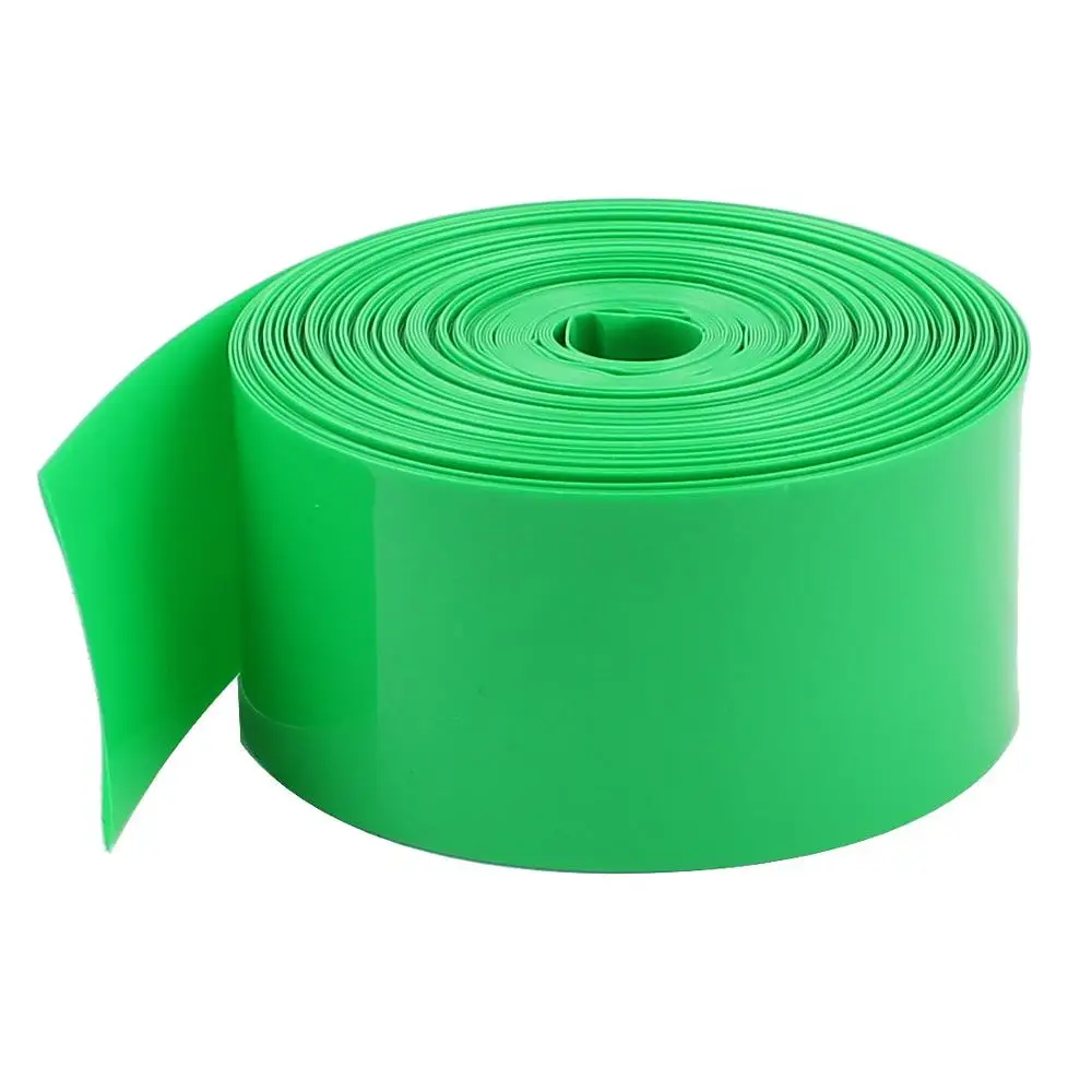 10 m Light Green Uxcell a15012900ux0468 PVC Heat Shrink Tubing Wrap for 18650 Battery 29.5 mm 