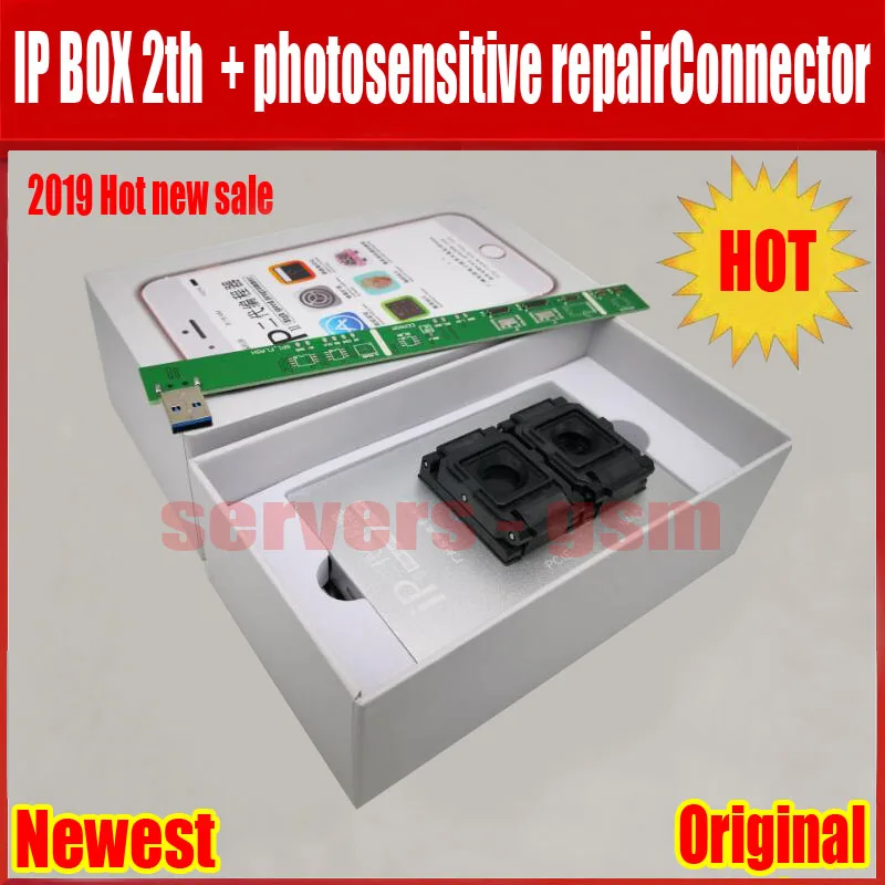 2019 Новый IPBox V2 IP коробка 2th NAND PCIE 2in1 высокоскоростное программирующее устройство + светочувствительная repairConnector + для iP7 Плюс/7/6 S/6plu/5S/5C/5