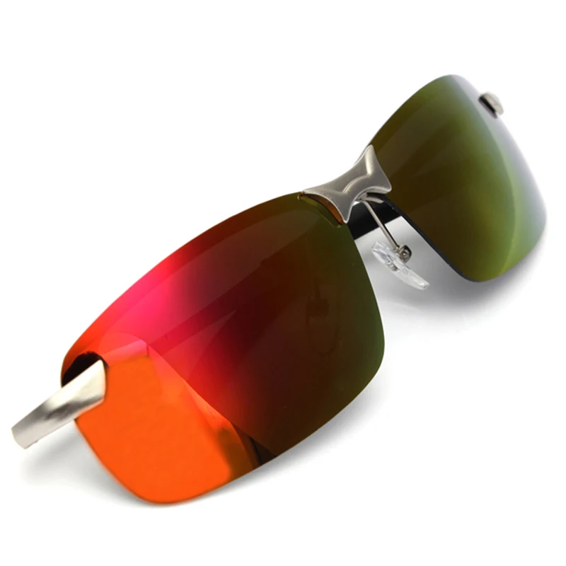 Мужские Модные поляризованные солнцезащитные очки для вождения, анти-уличные спортивные УФ очки