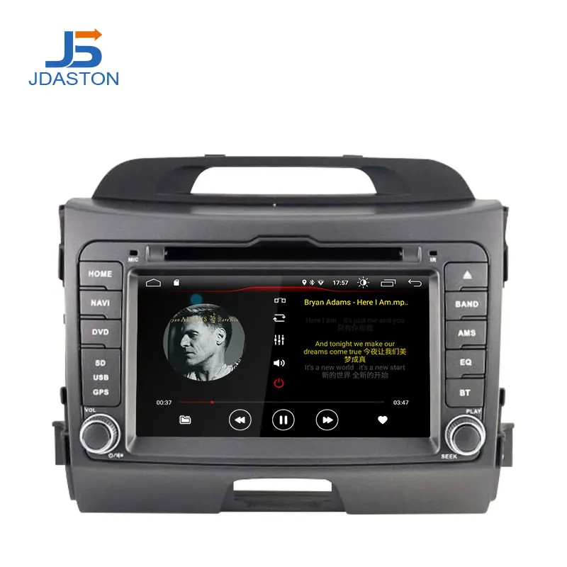 Автомобильный DVD плеер JDASTON Android 10 0 для KIA Sportage 3 2010 2012 2013 2014 2015 мультимедиа GPS