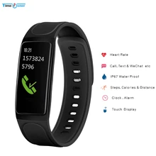 Время владельца C7S умный браслет красочные Сенсорный экран сердечного ритма/крови Давление мониторинга кислорода Спорт Смарт Группа наручные часы
