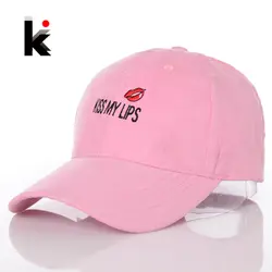 Для женщин Snapback Кепки s поцелуй меня губы Для мужчин Бейсбол Кепки Для женщин hat Casquette бренд кости Шапки для Для женщин Для мужчин Gorras вводная