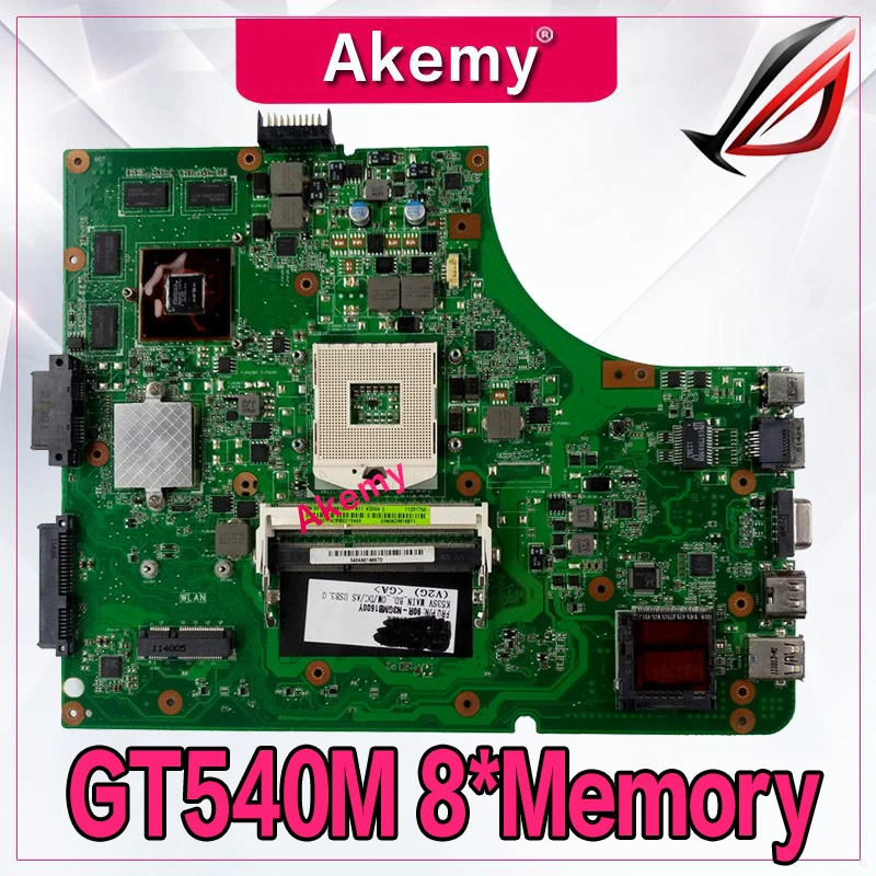 For ASUS K53SV K53S A53S X53S Motherboard GT540M V2G REV 3.0 3.1 Mainboard