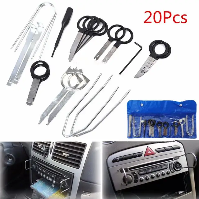 Buy 20PCS Car Stereo Radio Removal Tool Key Kit For