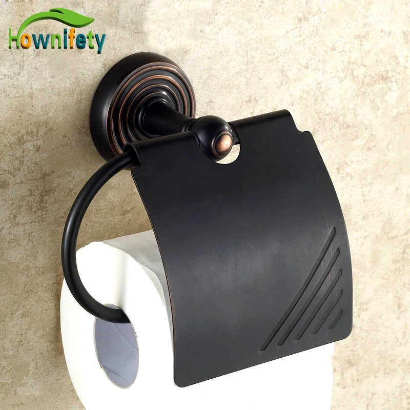 Luxury Wall Mounted Oil Rubbed Bronze Finish Toilet Paper Holder Paper