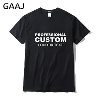 Professional Custom Print Logo Letter Diy Men T Shirts 3XL T Shirt T-shirts For Man T-shirt Clothing Mens Casual  Streetwear