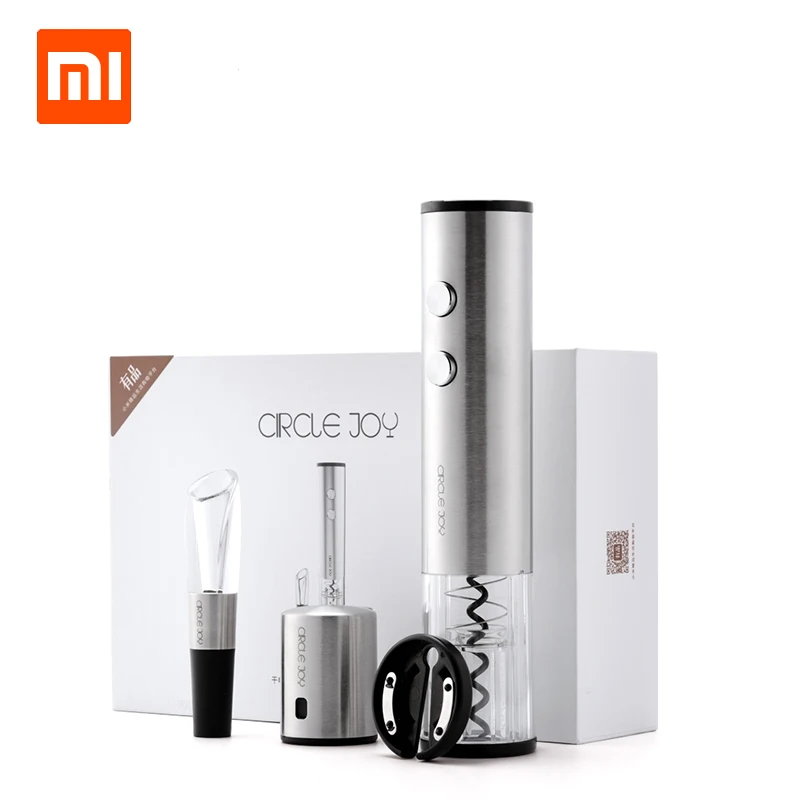 

Xiaomi Circle Joy Electric Bottle Opener 4-in-1 Gift Box Set 304 Stainless Steel Packaging Gift Suitable For Family Gatherings