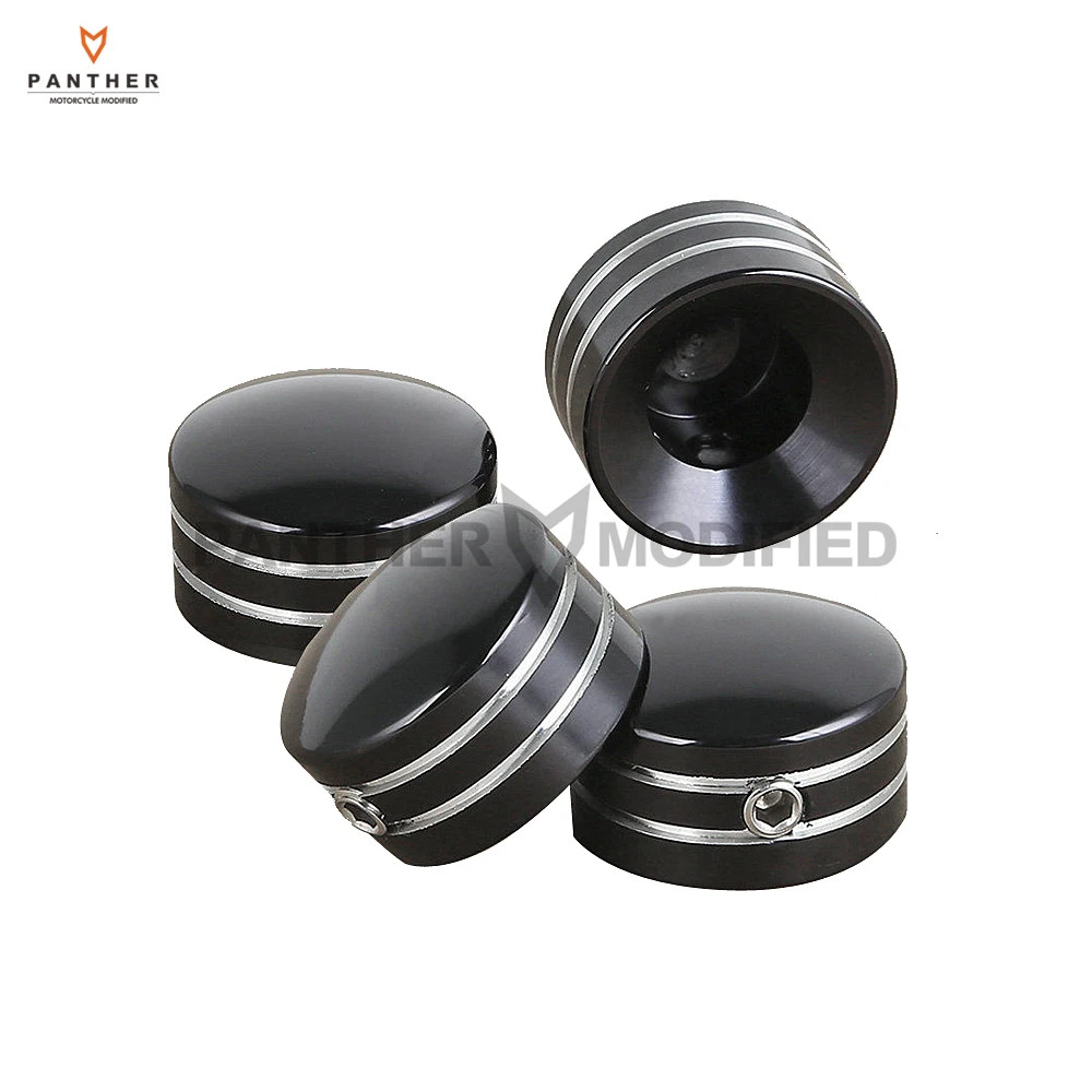 4 Pcs Black Motorcycle Head Bolt Covers case for Harley Sportster XL883