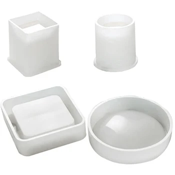 

Silicone Resin Kits Jewelry Casting Moulds Tools For Epoxy Resin Jewelry Making Ashtray And Pen Holder Home Decoration Mould D
