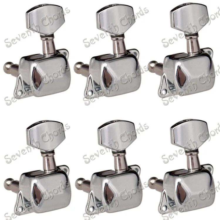 6L Inline Semiclosed Left handed Electric Guitar Tuning Pegs Tuners