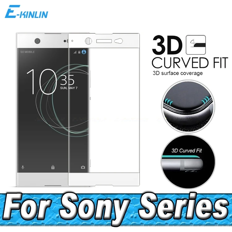 

3D Curved Screen Protector Film Cover Tempered Glass For Sony Xperia XZ3 XZ X XZ1 XZ2 Compact XA XA1 XA2 Premium Ultra 1 10 Plus