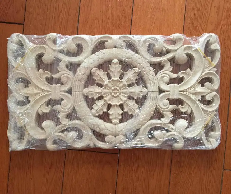 Dongyang wood carving fashion wood shavings roman column fireplace corner flower fashion door