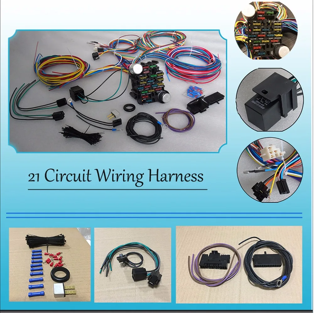 CNCH 21 Circuit 17 Fuses Box Universal Wiring harness Hot UNIVERSAL EXTRA LONG WIRES|fuse box|fuses box universaluniversal fuse box - AliExpress | Wiring Harness Fuse Box | | AliExpress