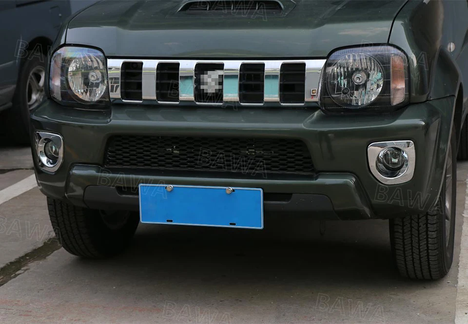 BAWA автомобильные наклейки для Suzuki jimny 2007-, передний противотуманный светильник, защитная крышка, наклейки, аксессуары для Suzuki jimny