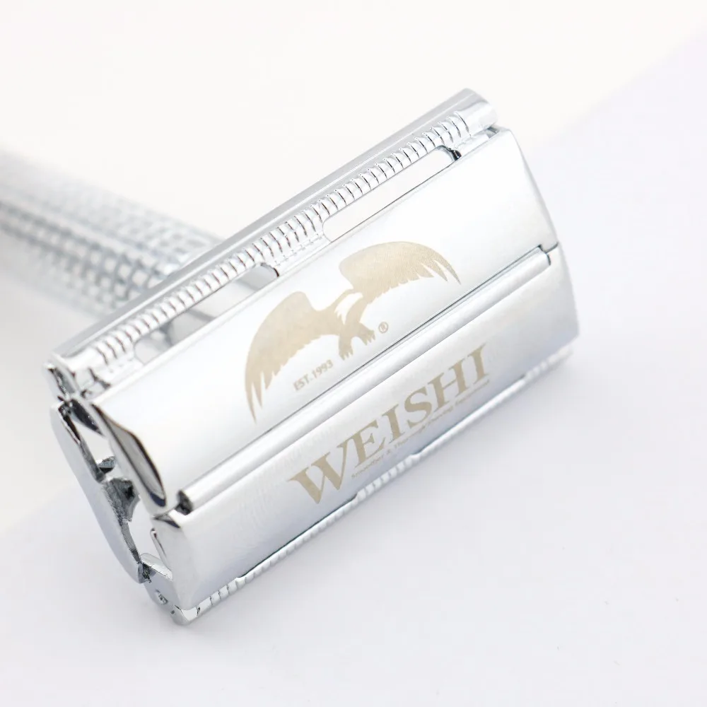 WEISHI فراشة سلامة الحلاقة عالية الجودة الحلاقة الحلاقة المعادن 9306-F فضي 9306-C بندقية اللون 9306-I البرونزية أسود جديد