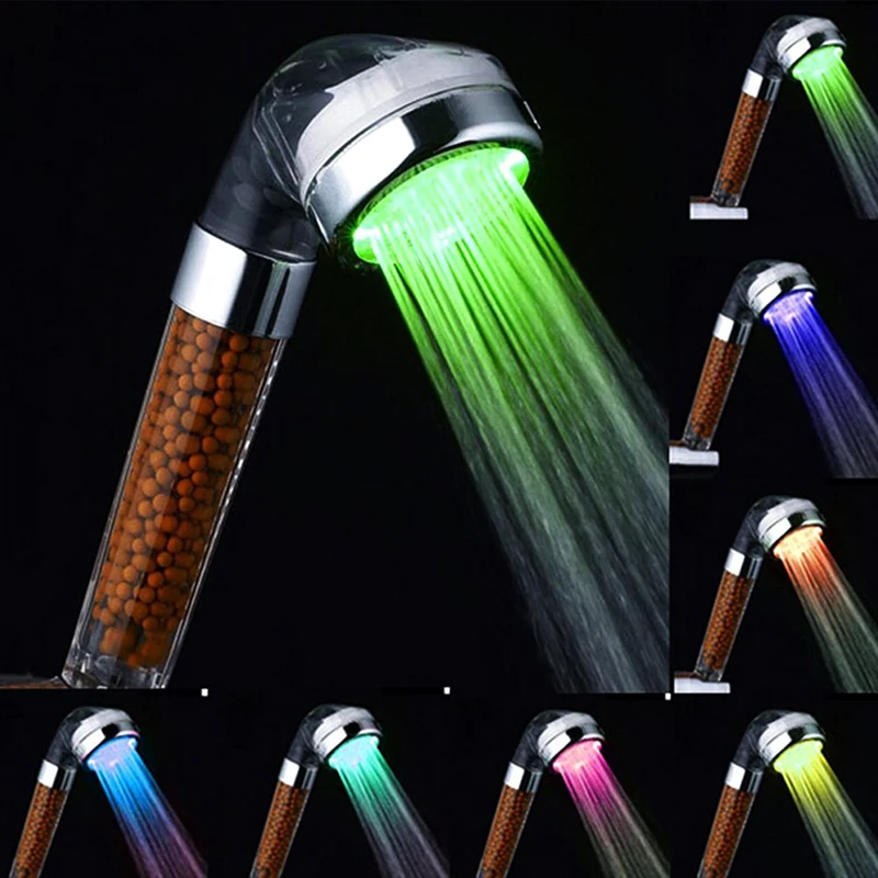 Hot Sale Bathroom Showerheads Fantasy 7 Color LED Shower Head SPA Anion